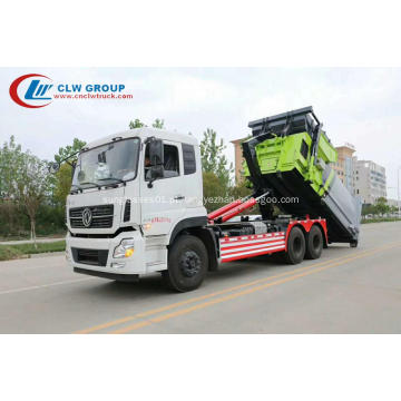 VENDA QUENTE Dongfeng 16cbm caminhão de lixo removível